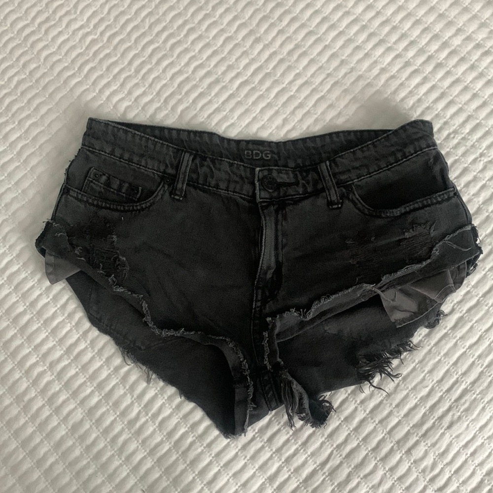 Urban outfitters high waisted black shorts